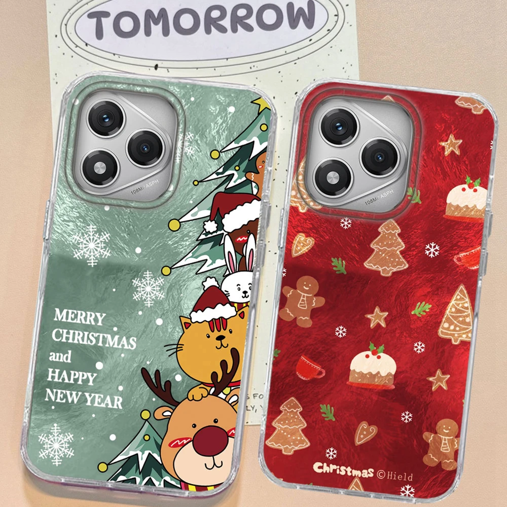 Frohe Weihnachten Schneemann Telefon Fall Für Honor 400 200 90 Smart Pro Magie 7 6 5 70 Lite X9a X9c X9b X8a X8b X6c X7b X7c X6b Abdeckung