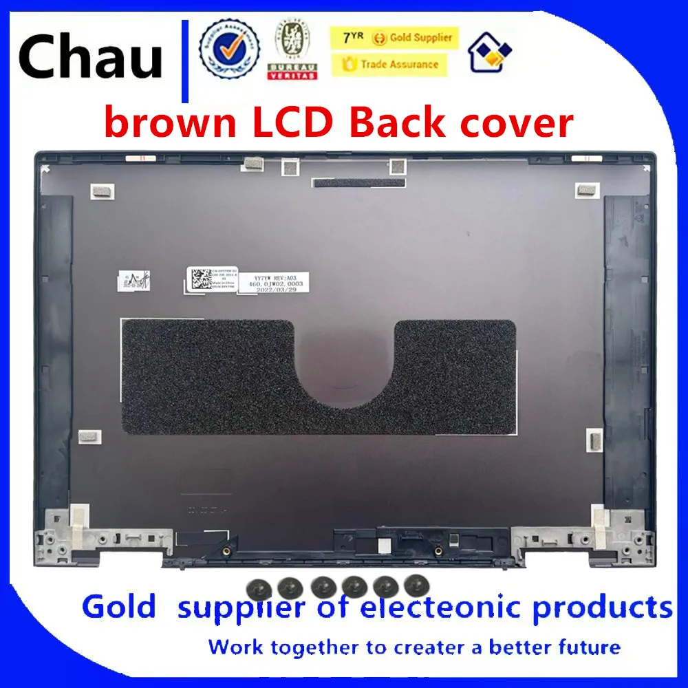 

New For Chau Inspiron 13 7300 7306 2-in-1 Laptop LCD Back Cover Top Case 0YY7YW YY7YW