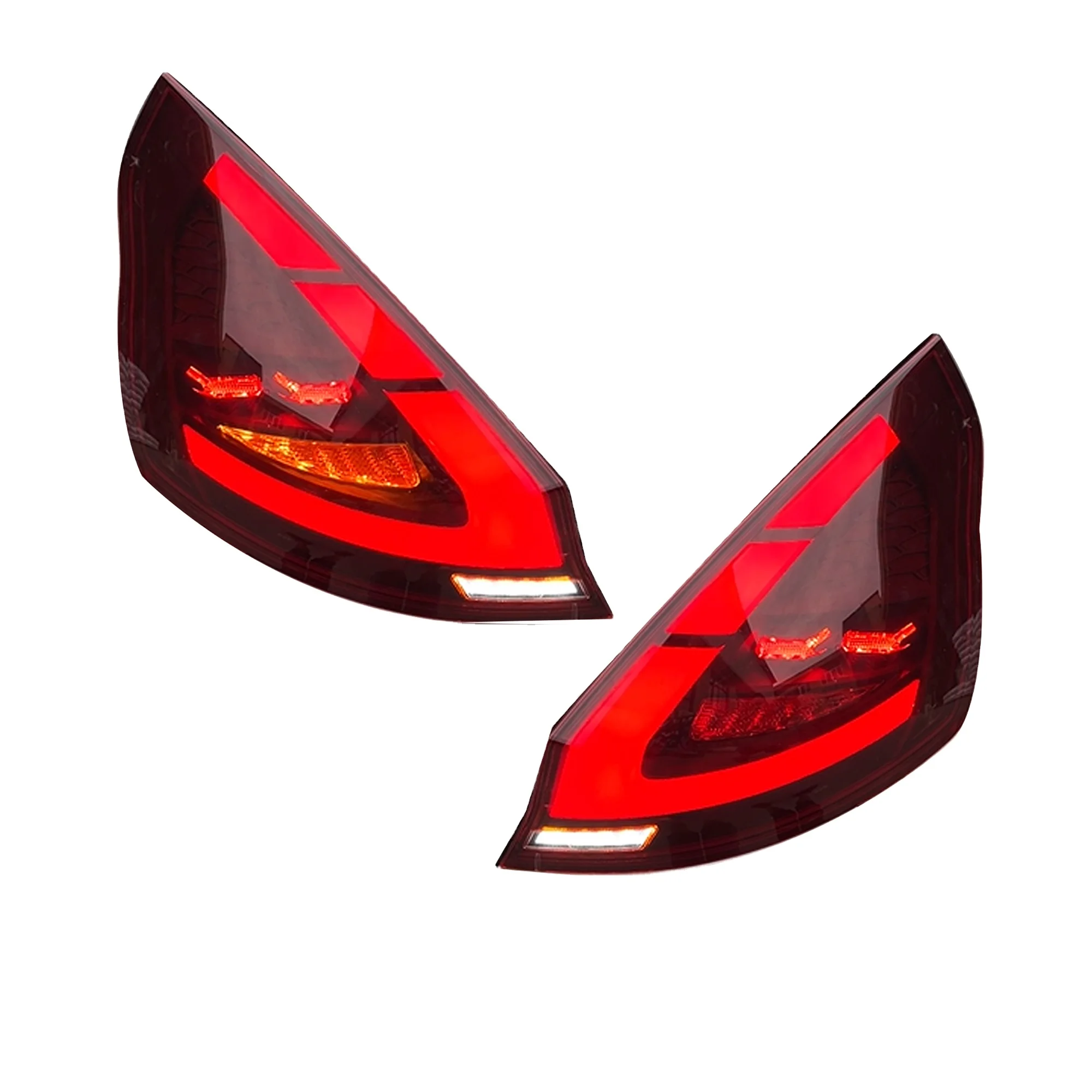 

New Design For Ford Fiesta 2009-2015 Rear Lamp Modified LED Tail Light Lamp Car Rear Back Taillights Accessory