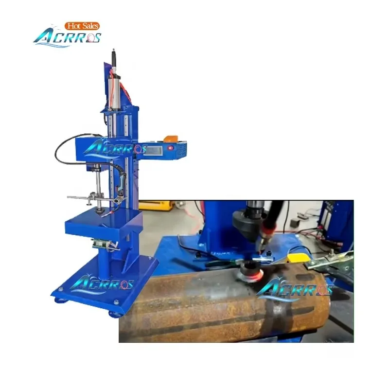 PLC Control Air Cylinder Nut Welding Machine Automatic Welding Pipe Outlet Torch Rotary Rotation