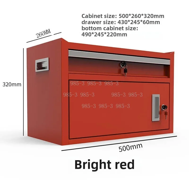 

Mini Iron Tool Cabinet, Multi-Function Desktop Storage Box, File Cabinet for Workshop