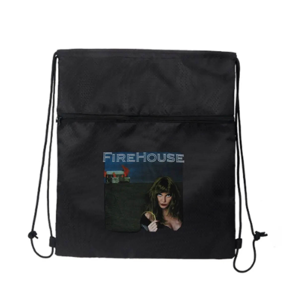 

Сумка на молнии Firehouse Graphic Streetwear на шнурке: смелые принты для городского стиля