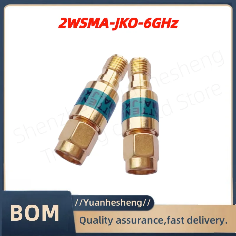 

1pcs/ 2W SMA RF attenuator 1/2/3/5/6/10/15/30db Attenuator SMA Fixed Connectors Gold Plated
