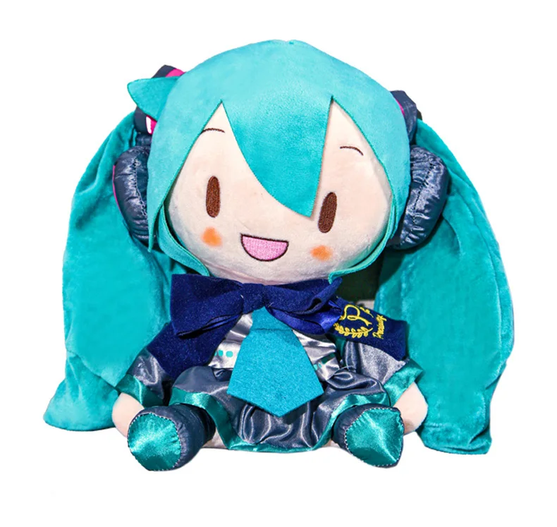 

Оригинальные аниме игрушки Miniso Miku Fufu, плюшевые игрушки, коллекция ценностей SEGA Hatsune Miku, Весенняя Мягкая кукла с луком, подарок на Рождество для детей