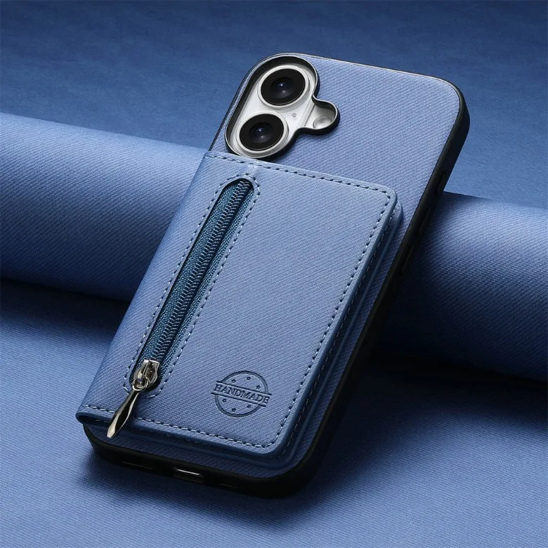 Für Redmi Note 15 14 Pro Plus 5G Luxus-Hülle mit Reißverschluss, Kartenfach, RFID-Schutz, Lederhülle für Xiaomi Redmi Note 17 Pro Max, Redmi 15C 14C 15 C – Detail 16