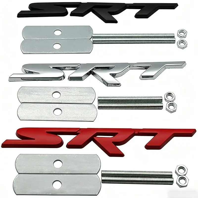 Car Front Grille Sticker Emblem Accessories For Dodge SRT Durango Ram Charger Viper Challenger Caliber Avenger Nitro Hellcat view 4