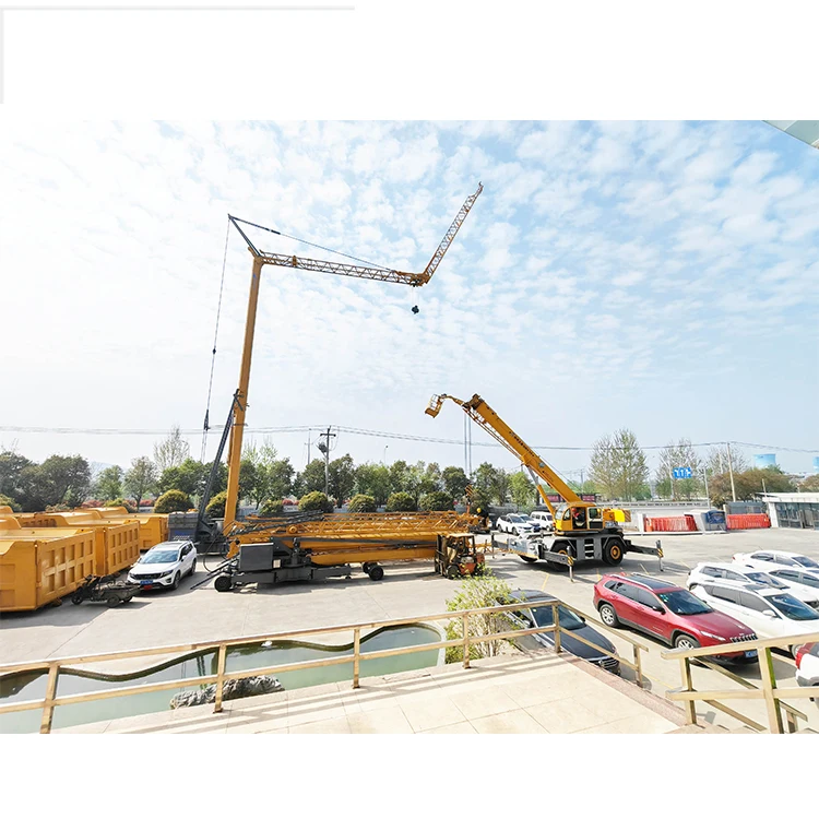 YG Mini Crane Self Erecting Mobile Tower Crane Price 1 Ton 2 Ton 3 Ton 4T Provided PLC Remote Control Ordinary Product 22m