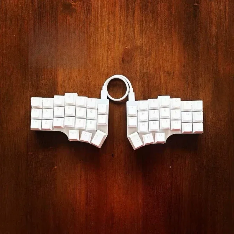 Corne V4 Dwarf Axis Split Keyboard Kit Customized Fr4 Wired Hotswap  Gaming Mechanical Keyboard Kit Support Ergonomics Vial/Qmk