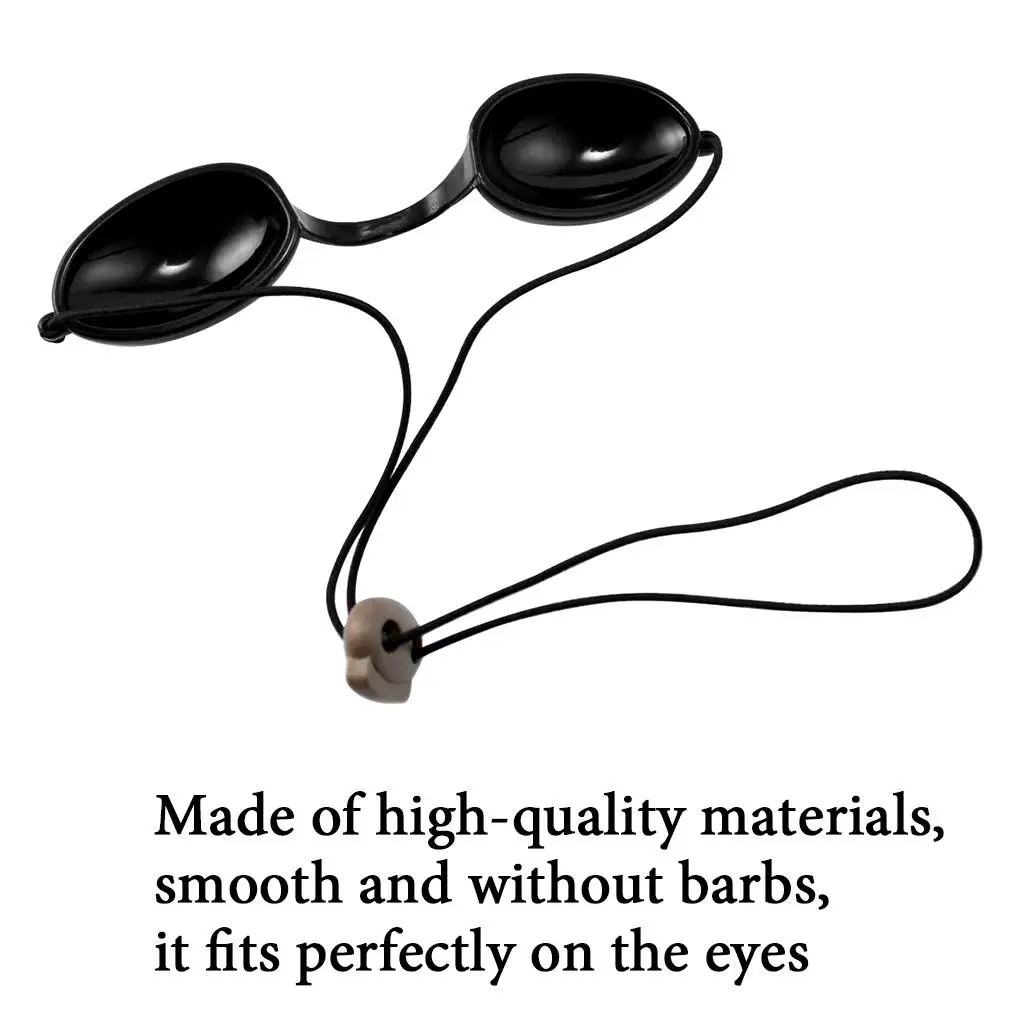 Parche ocular de protección UV, gafas de seguridad para Spa curtido, con cuerda ajustable