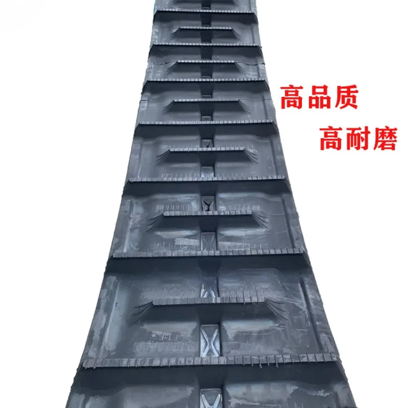 Customized high-quality thickened harvester rubber track  A-grade excavator accessories