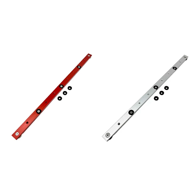B62B Woodworking T-Track Slider Limitable Miter Bar Rail Slider Table Saw Gauge Rod 450mm Aluminum Alloy for DIY