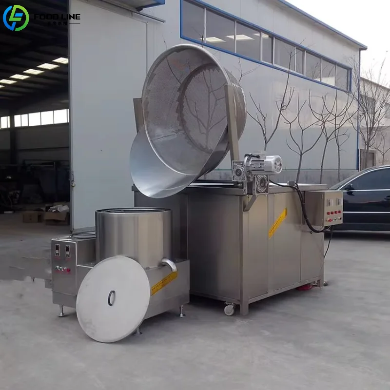 Customized Large Capacity Electric Deep Fryer SUS 304 Stainless Steel for Fried Dumplings & Dim Sum Shops