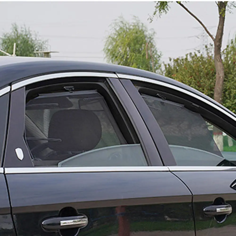 Quality Car Roller Curtains  Auto Stretch Easy Installation Car Window Sunshade  Car Auto Styling Window Sunscreen