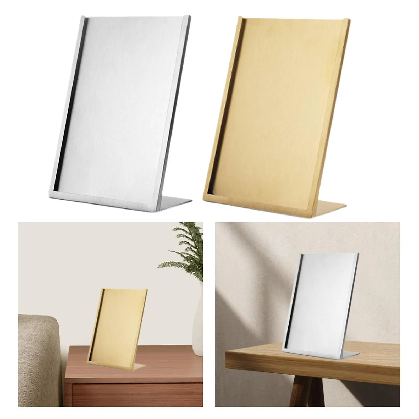 

Display Stand for Advertisements Table Name Holder KT Board Holder for A4 Paper Office Use