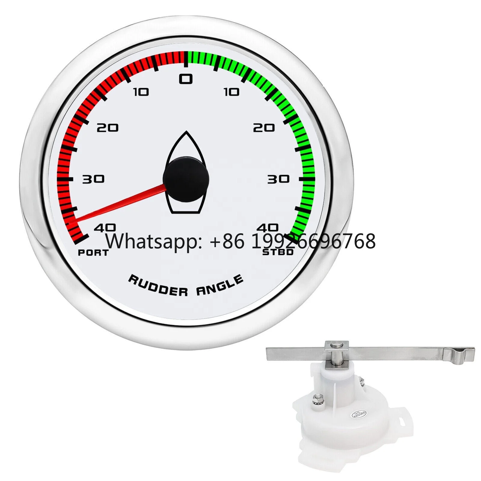 

2026 New 85mm Marine Boat Rudder Angle Indicator Meter Signal 0-190ohm Boat Yachts