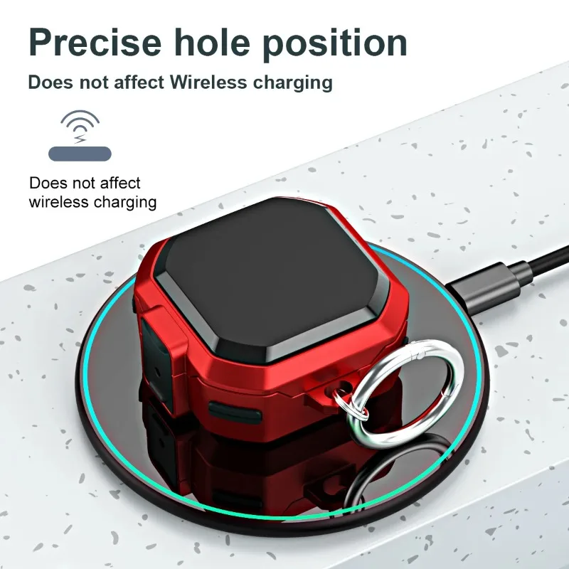 Защитный чехол с механическим переключателем для Samsung Galaxy Buds 2 Live Pro/Pro 2, защитный чехол с замком для наушников и пряжкой