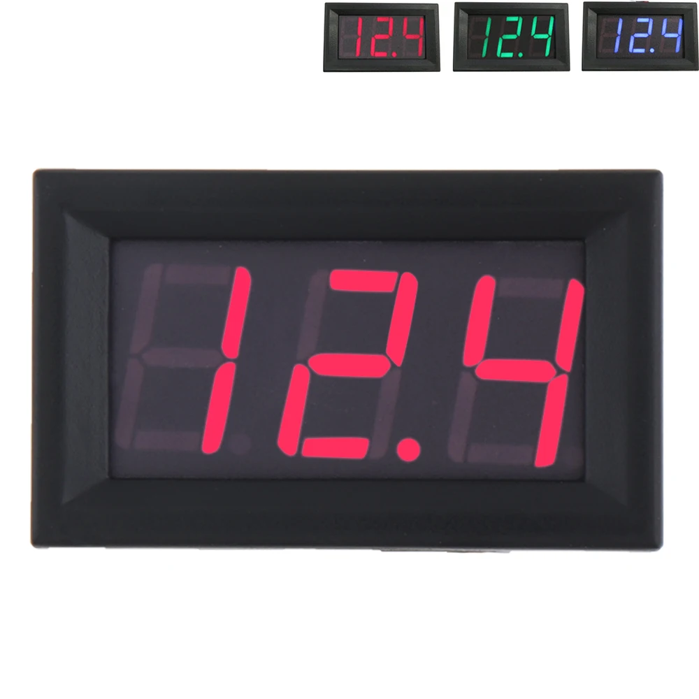 

Voltage Meters 0.56" LED Digital Display DC 4-30V 10A Voltage Meter Current Tester LED Digital Ammeter Voltmeter