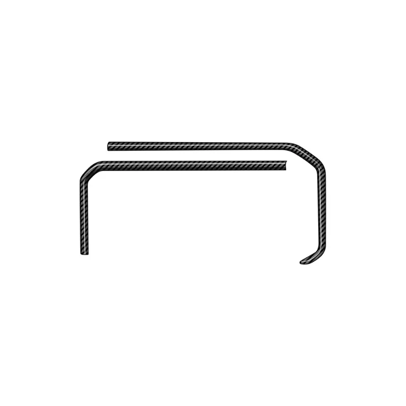 For Toyota FJ Cruiser 2026 ABS Carbon Fiber Car Instrument Frame Cover Trim Interior Car Accessories RHD