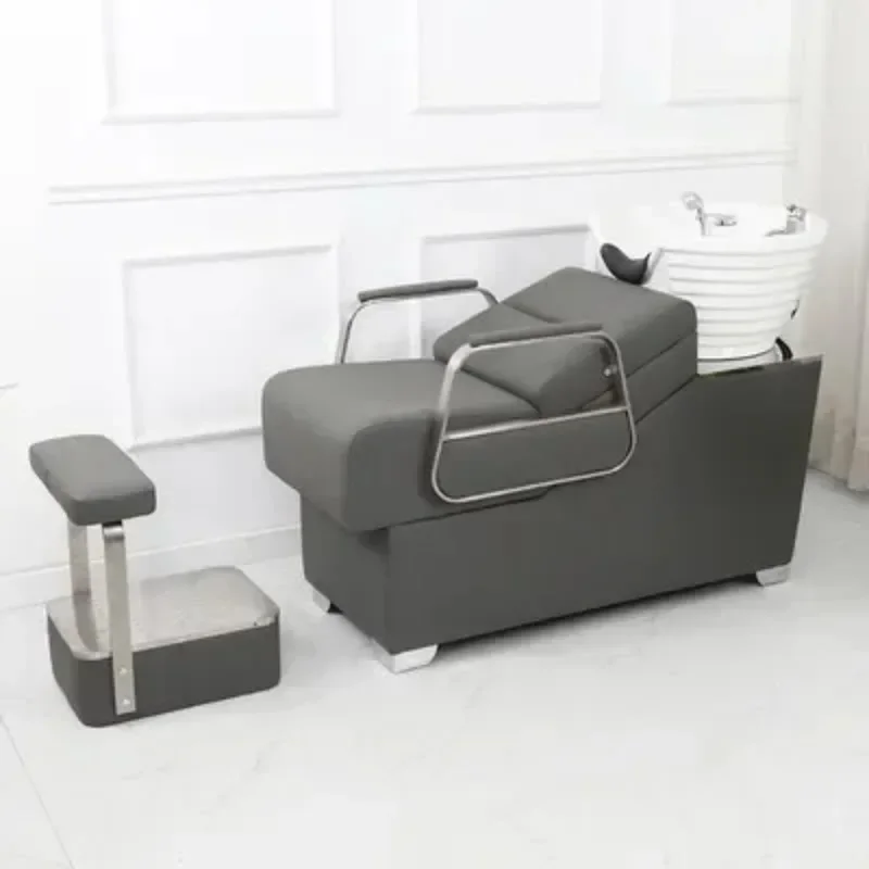 

Hairdressing Professional Italian Lying Light Luxury Hair Luxury Chairs Beauty Salon Shampoo Chair Bed Nail Treatment Cadeira