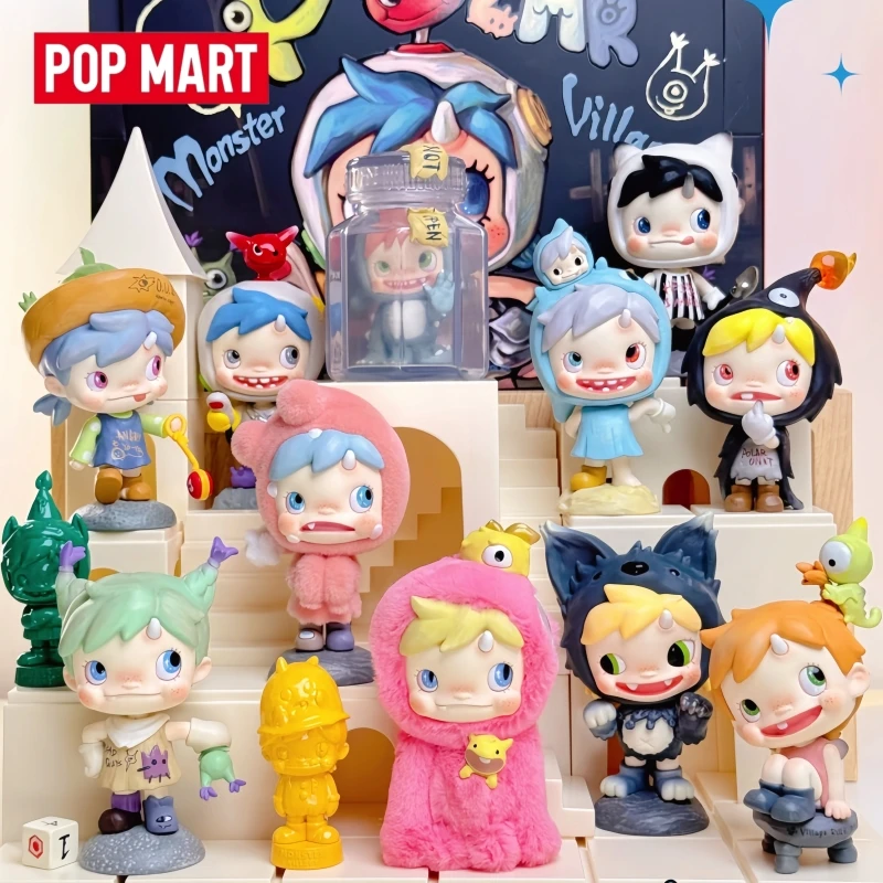 Figurines Popmart Saison Polaire 3 Monster Village en Boîtes Mystères – Jouets Tendance, Ornements et Cadeaux – Véritables et en Stock – Meilleures Ventes