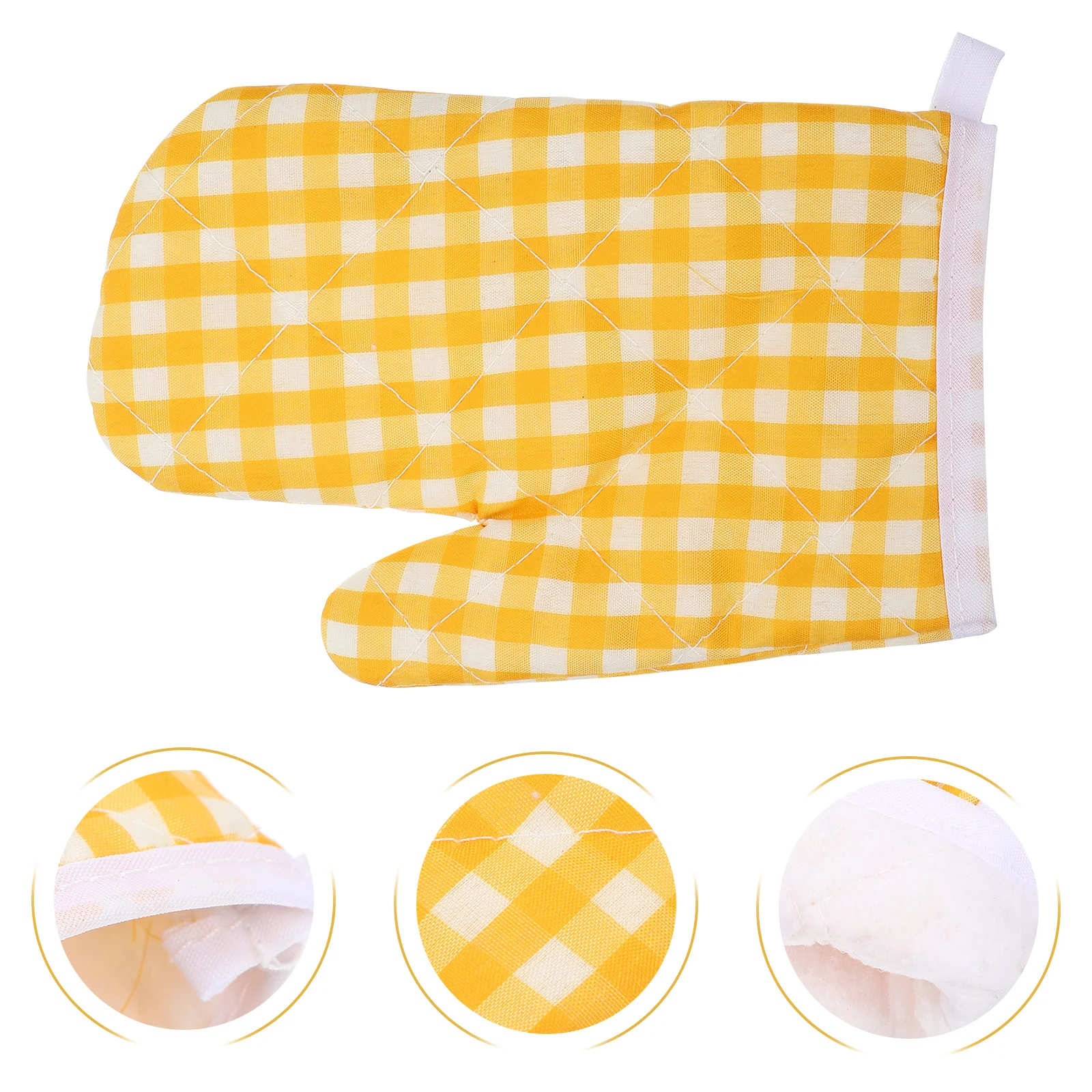 

Kids Thick Heat-Resistant Oven Gloves Wear-Resistant Kitchen Cooking Glove Microwave Oven Mitt Cute Insulation for Children