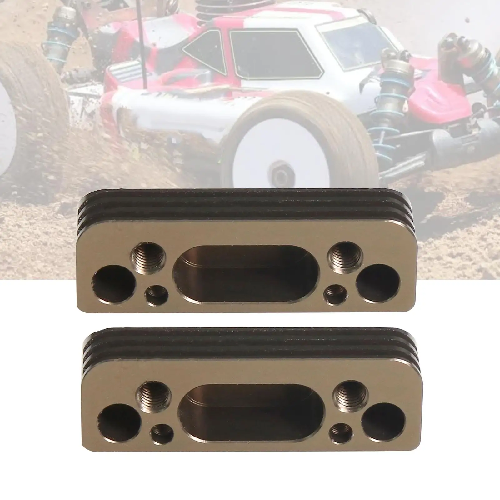 Accessorio per supporto motore per auto telecomandato Coppia metallica di montaggio per motore RC