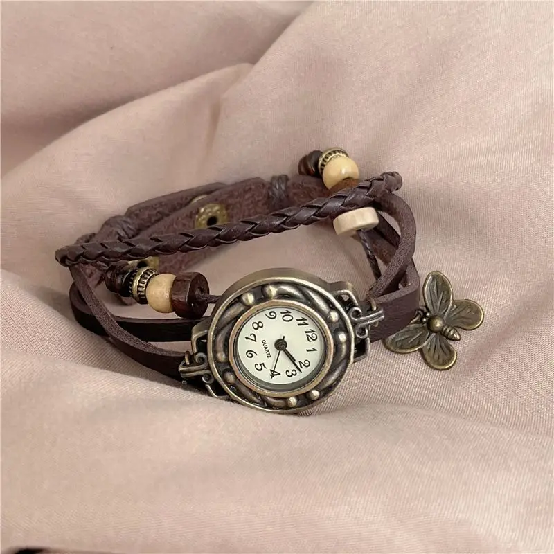 Xiaoxiang Fashionable Retro Bracelet Chain Watch for Female Students, Ins High-Level Appearance, Simple Bracelet Watch