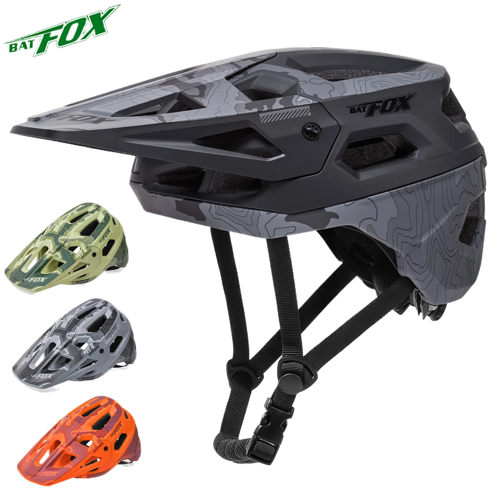 

BAT FOX Bike Helmet Men Women High Quality Integrally-molded Cycling Mtb Bicycle Helmet Road Mountain Helmets casco bicicleta