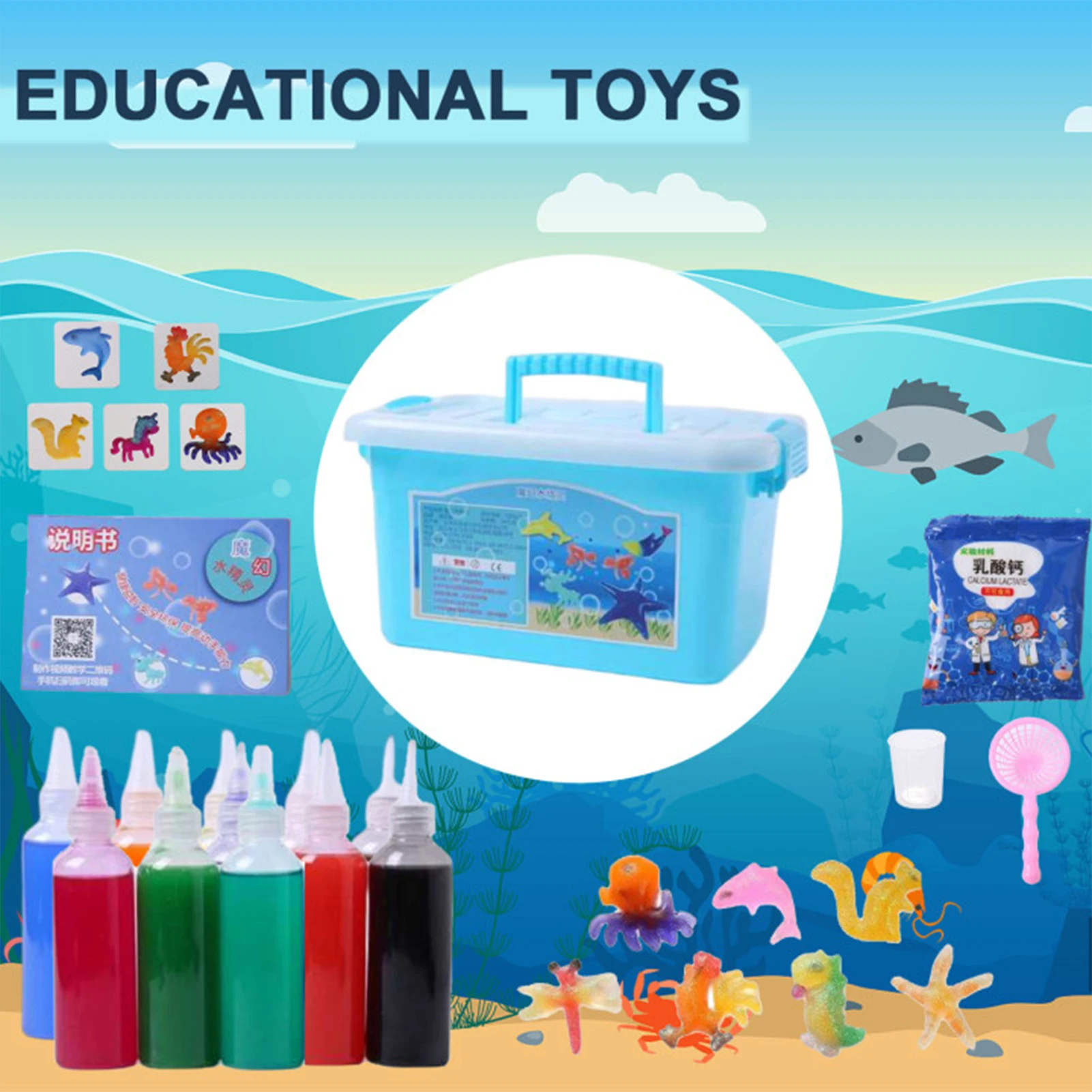 Montessori Education  Water Elf Toys Durable Reusable Children Classic Toy for Kids Toddler Toys Personalized Gifts