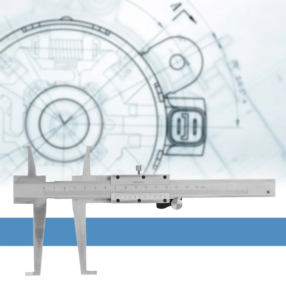 Carbon Steel Inside Groove Vernier Caliper Inner Micrometer Gauge Ruler Measuring Tool 9-150mm
