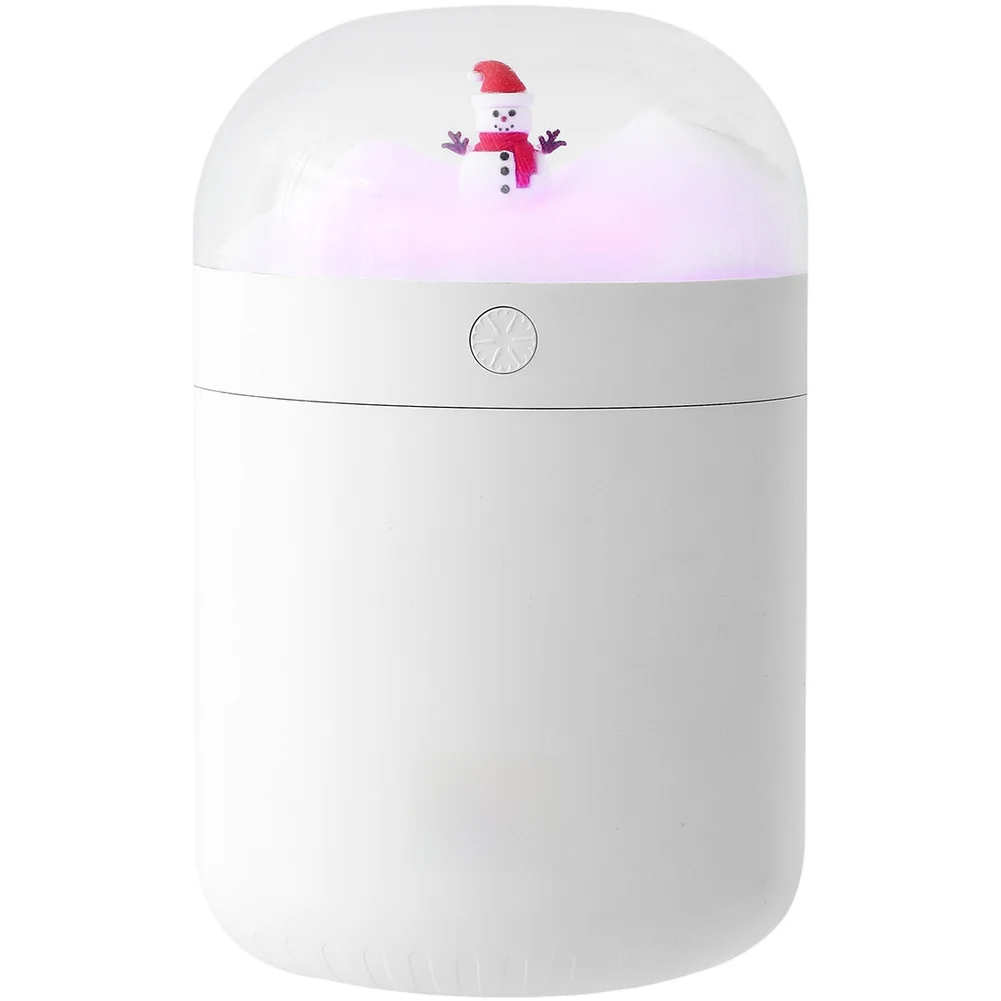 Adjustable Mist Snowman Design Continuous Mist Output Intermittent Mist Output 500ml Large Capacity Humidifier