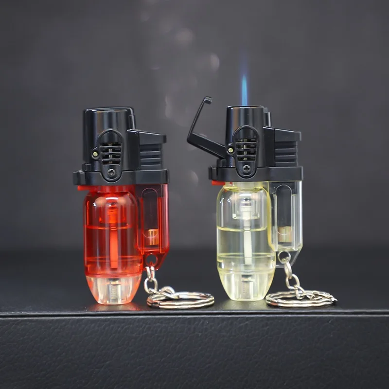 

5PCs/set Mini Torch Lighter with Keychain Refillable Butane Gas Fire Starter Windproof Jet Flame Lighters Encendedor