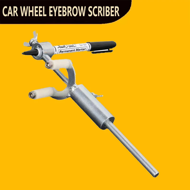 

Car Wheel Eyebrow Parallel Scriber 0-20cm Stainless Steel Paint Marking Tool Adjustable Portable Sheet Metal Dent Repair Tools