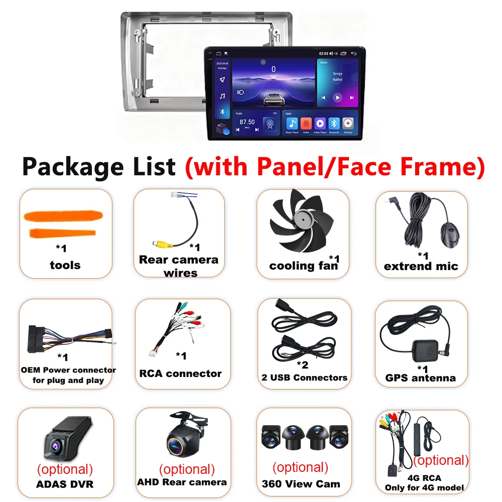 Android 16 For Alfa Romeo MiTo 955 2008-2016 Auto Car Radio Monitor Carplay Multimedia Player IPS LED 8 CORE 2 DIN 5G Wifi