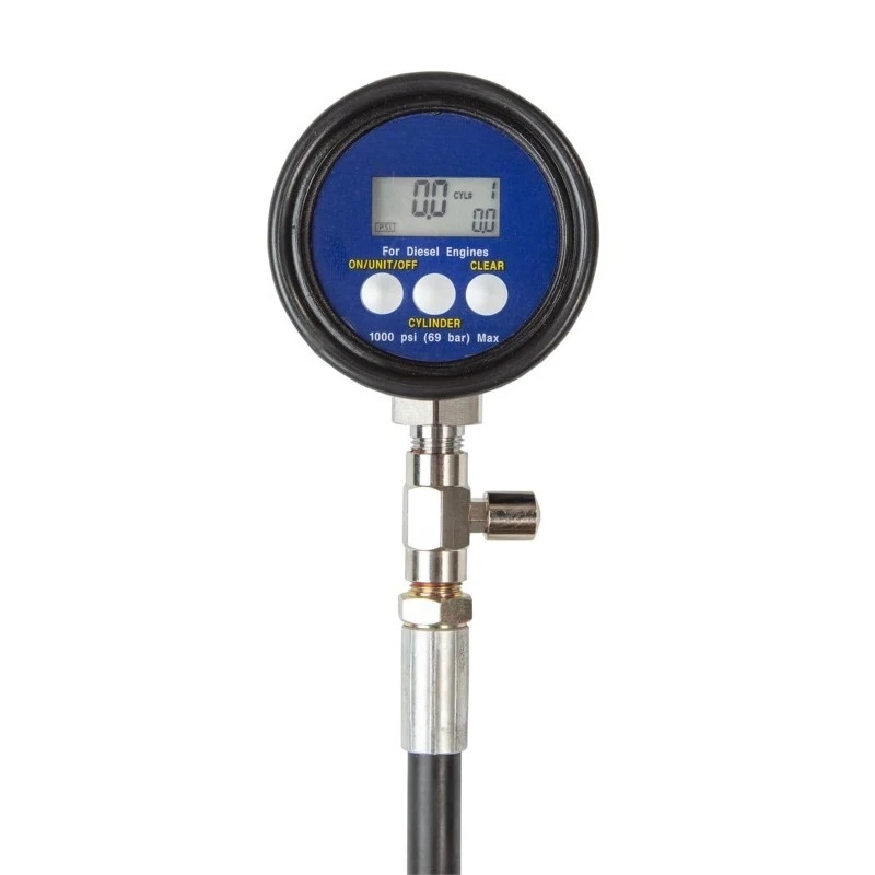 مجموعة اختبار ضغط الديزل الرقمية MV5535 تذكر قيمة ضغط الذروة لكل اسطوانة تصل إلى 12 اسطوانة، Po
