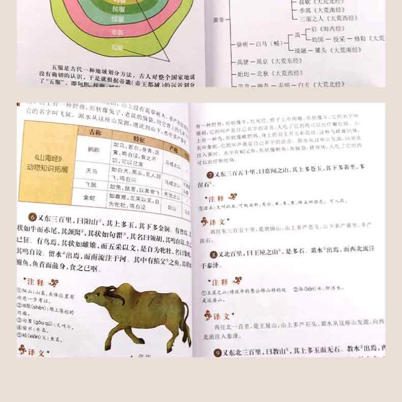 Classique illustré des montagnes et des mers : doit lire les livres pour les élèves du primaire de quatrième année à l'extérieur de la classe