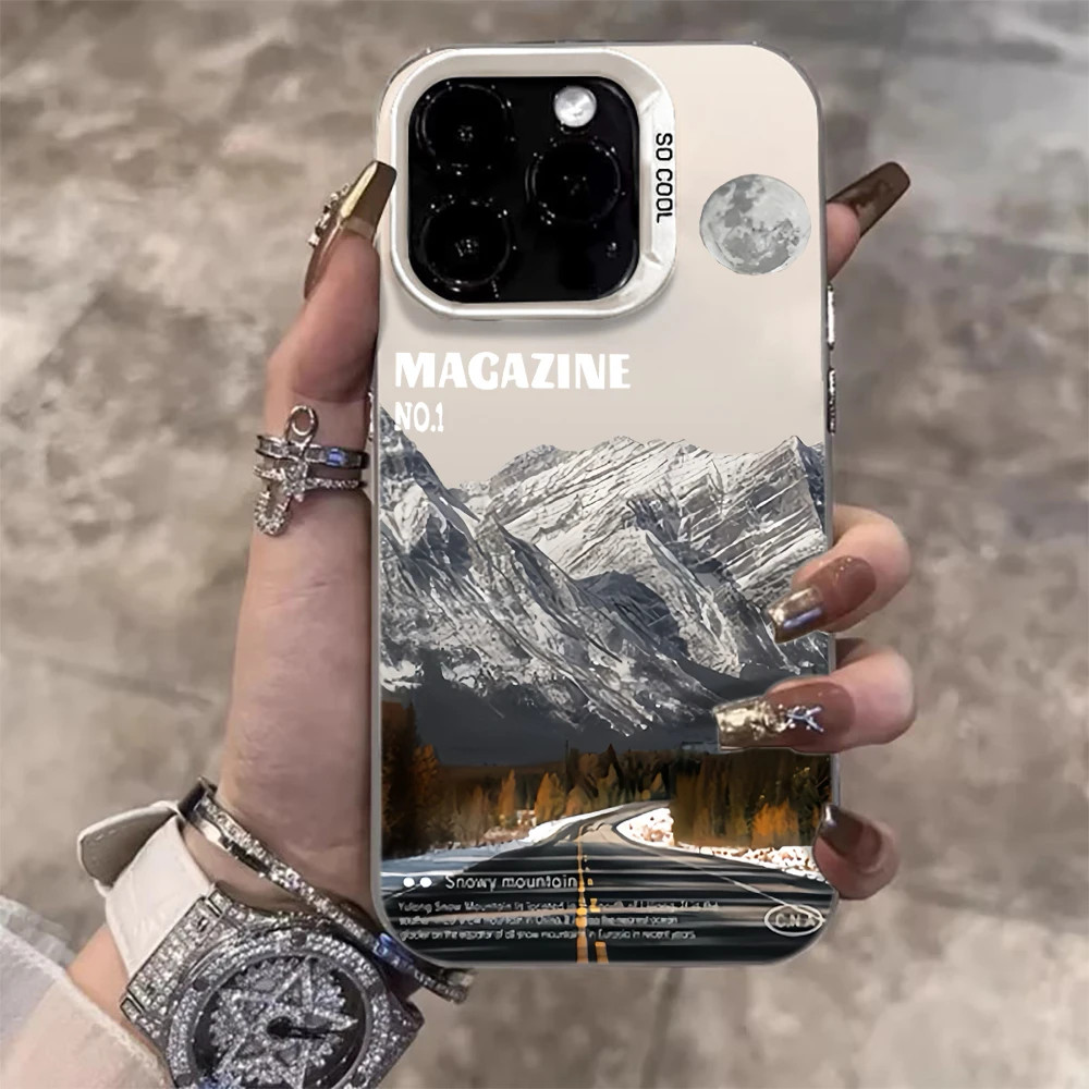 Für iPhone 16 17 Pro Max Hüllen iPhone 11 12 13 ProMax 14 15 Plus 8 XS XR Stoßfeste IMD-Hüllen Strand Kokospalmen Landschafts-Case – Detail 6