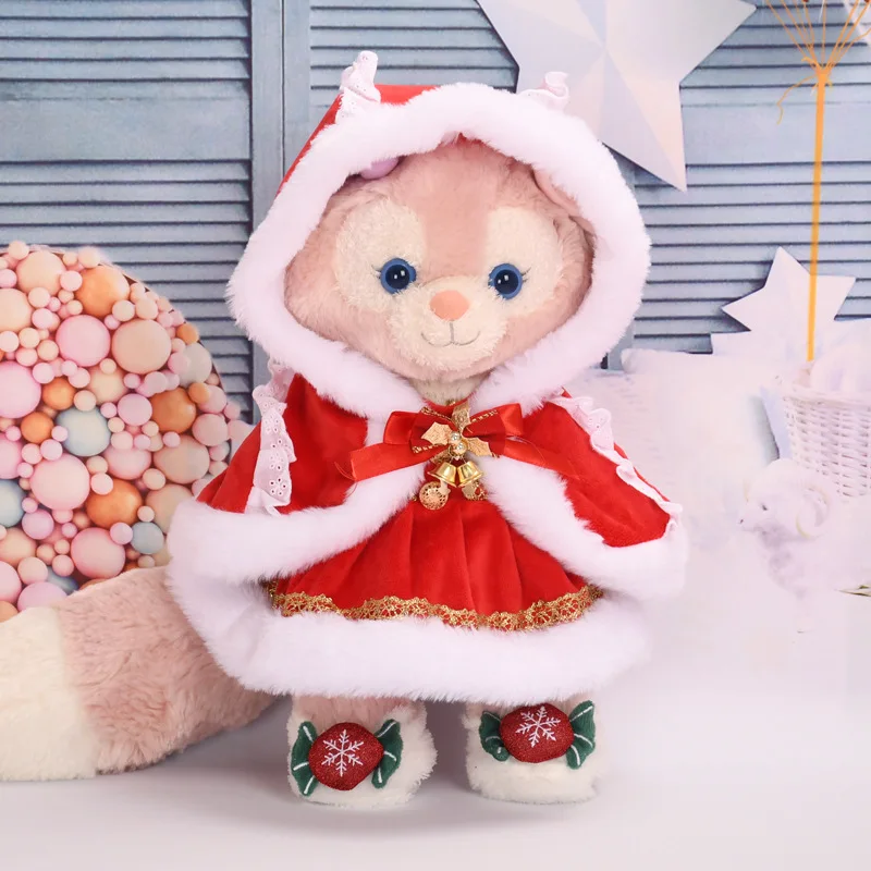 Ubranka dla lalki Linabell 40 cm, świąteczne stroje, peleryna, pluszowa sukienka, zestaw płaszcza, przebrania, ubrania dla lalek, akcesoria dla lalek