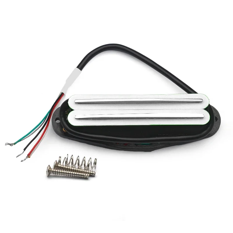 Alnico II Twin Rail Mini Humbucker ST Single Coil Pickup 9K 4 Conducts Output Coil Splitting Alnico 2 Pickup Multi Colour