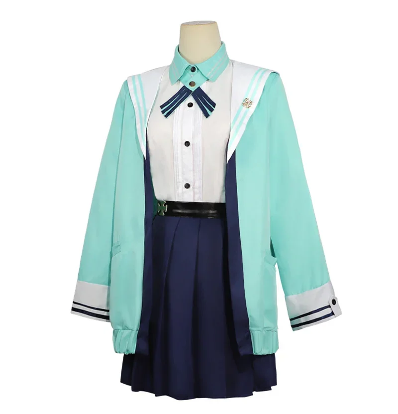 Saccharose Cosplay Kostüm Perücke Anzug Genshin Impact Halloween Spiel Kostüme Saccharose Frauen niedlichen JK Uniformen für Studenten