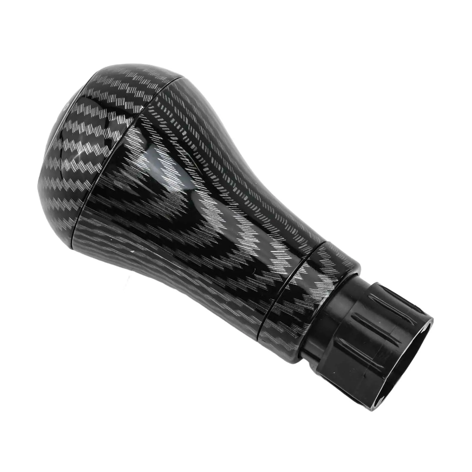 For Mercedes Compatible Gear Shift Knob 6 Speed Carbon Fiber Style for W203 S203 CL203 W209 W204 C204 Vehicles