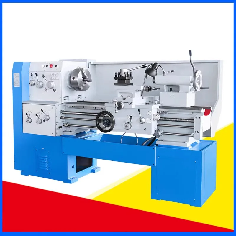 Torno industrial mecánico C6140-1000 de nuevo estilo, torno horizontal para metal, torno pequeño para motores, material de fundición de alta resistencia
