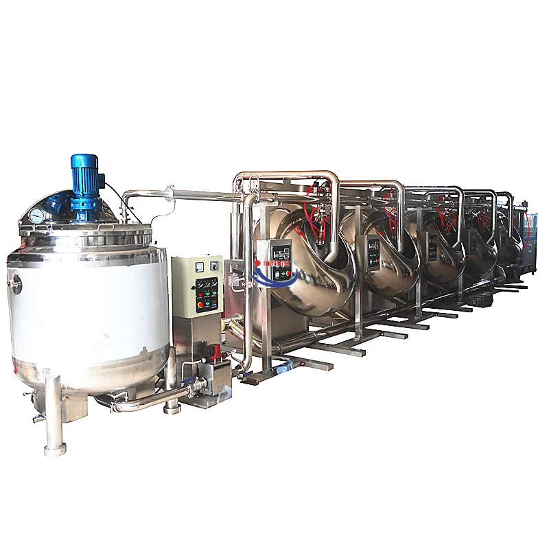 آلة طلاء الشوكولاتة الأوتوماتيكية للفواكه الجافة والمكسرات والكاكاو #3