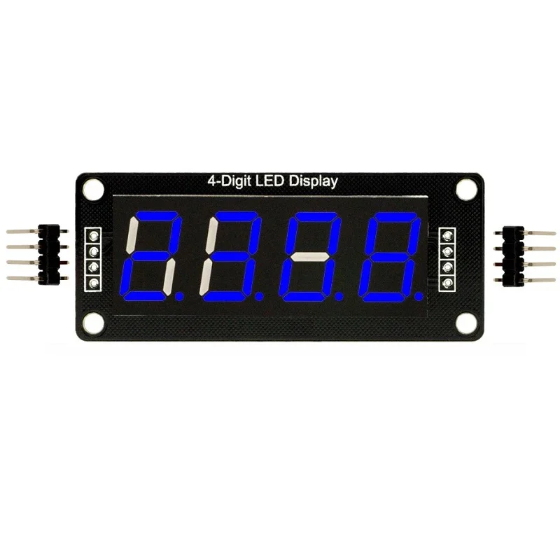 0.56 Inch Tm1637 Led Display Module 4 Cijferige Led Indicator Voor Arduino Diy Rood Groen Blauw Geel Wit Met Klokmodule