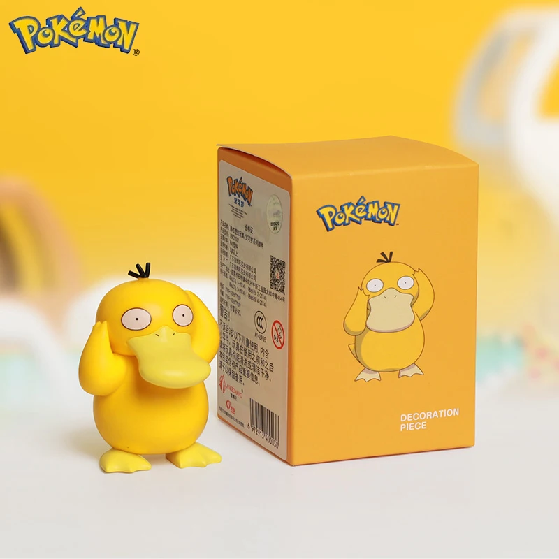 Pikachu Pokemon Charmander Psyduck Squirtle Jigglypuff Bulbasaur Bulbasaur Anime Figures Toys Model Kawaii 6 Type For Kids Gifts