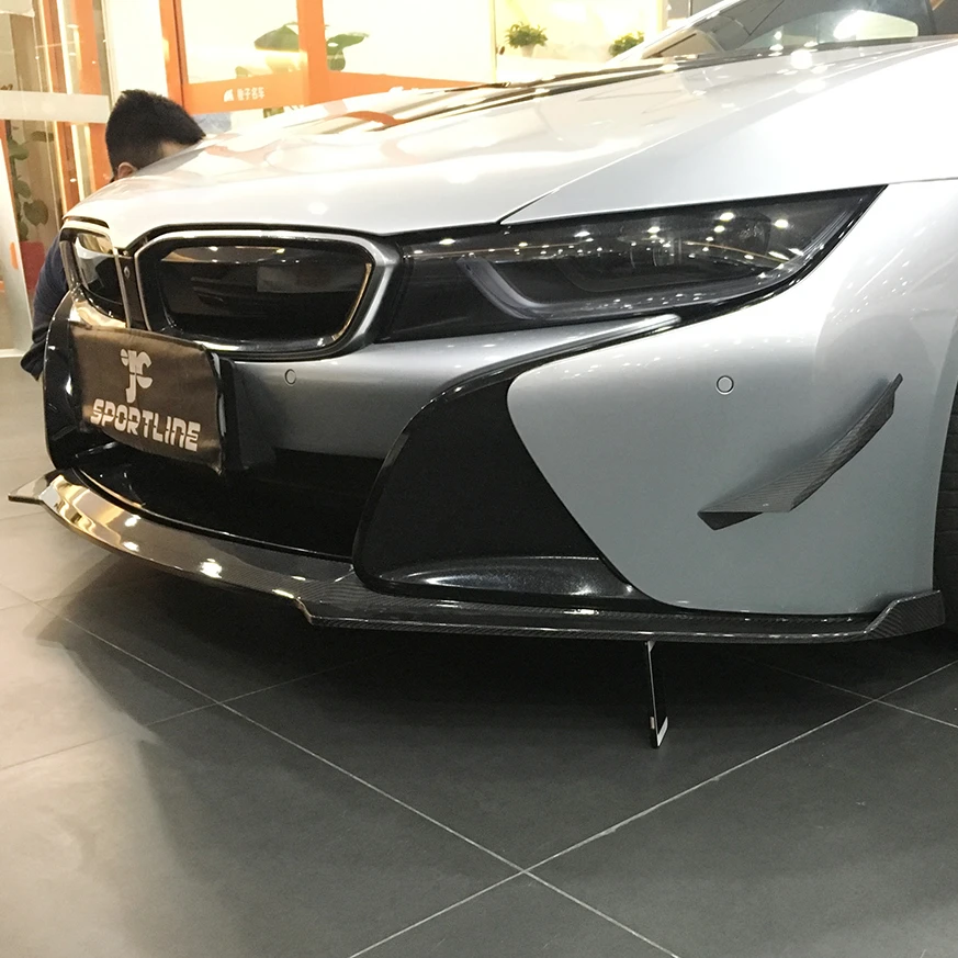 Carbon Fiber Front Bumper Lip I8 Coupe 2-Door 2014-2017