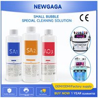 NEWGAGA 3pcs Water Facial Skin Care Face Serum Aqua Peeling Solution 400ml For Facial Machine Deep Cleaning Skin Rejuvenation