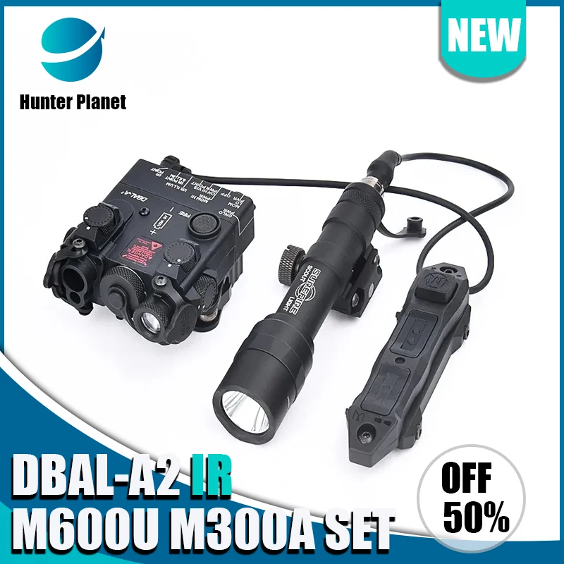 

WADSN DBAL-A2 IR Illuminator Light 600Lumens M600U Hunting Flashlight M300A MINI Scout Lights Red Green Dot Dbal Infrared Laser