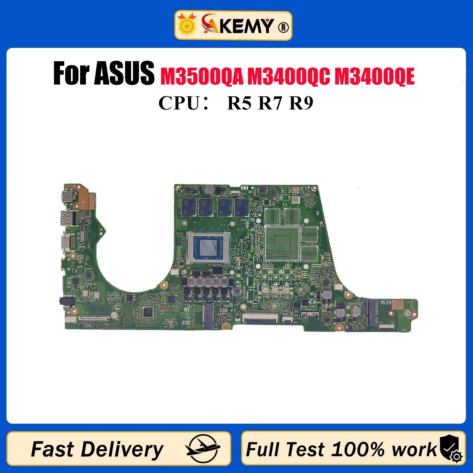 

M3500QA Материнская плата для ноутбука ASUS VivoBook M3500Q M3400Q D3500Q M7600Q M7400Q M3401Q M3400QC M3400QE Материнская плата с процессором R5 R7 R9