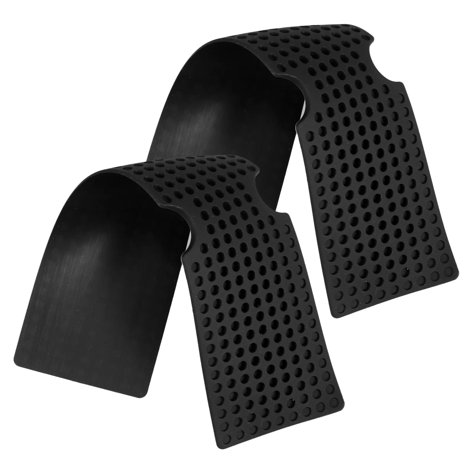 

2Pcs Road Bike Handlebar Tape Silicone Padded Shock Absorbing Anti-Slip Grip Comfortable Ergonomic Bullhorn Design Cycling